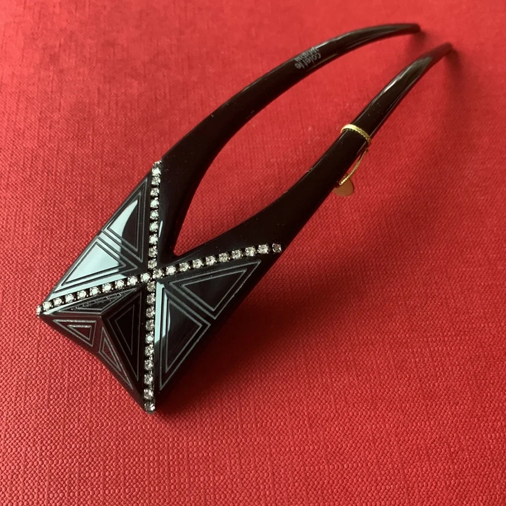 LAST ONE💗Colette‎ Malouf Architecture & Swarovski hairpin